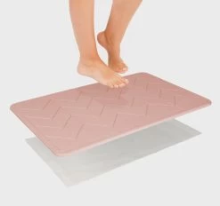 Dri 39x60cm Bath Stone Blush -Home Furnishings algodon driblushbathstone4