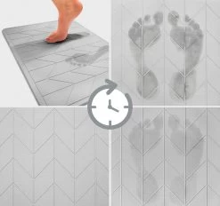 Dri 39x60cm Bath Stone Light Grey -Home Furnishings algodon drilightgreybathstone3