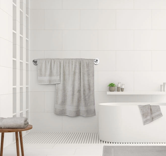 St Regis 600GSM Bath Towel Range Silver 5 St Regis 600GSM Bath Towel Range Silver - Image 3