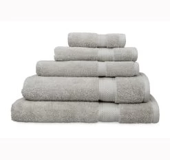 St Regis 600GSM Bath Towel Range Silver