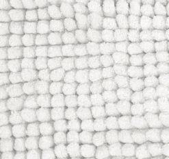 Toggle 1600GSM Microfibre Non-Slip Bath Mat Range White -Home Furnishings algodon togglewhitebm3