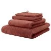 London 600GSM Egyptian Combed Cotton Bath Towel Range Brandy -Home Furnishings aquanova londonbrandystack