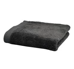 Milan Pima Cotton Bath Towel Range Dark Grey -Home Furnishings aquanova milandarkgreyhtowel