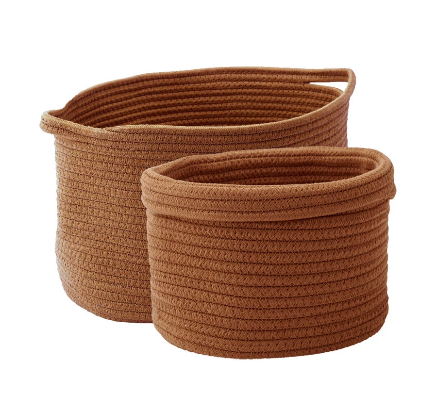Rena Storage Basket Range Cinnamon 3 Rena Storage Basket Range Cinnamon
