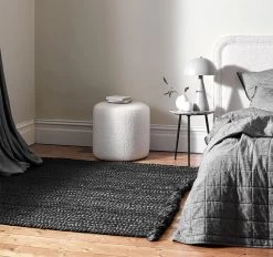 Byron Floor Rug Range Anthracite 11 Byron Floor Rug Range Anthracite -Home Furnishings aura byronanthracitefloorrug3