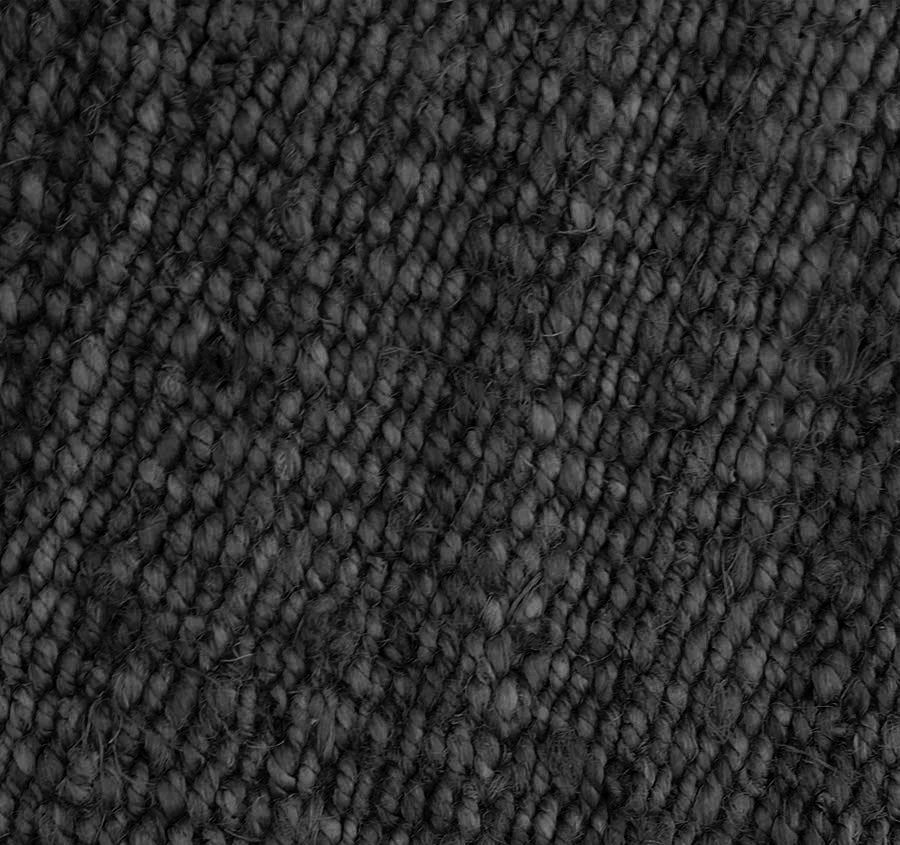 Jute Floor Rug Range Black 4 Jute Floor Rug Range Black - Image 2