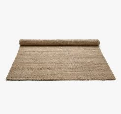 Jute Floor Rug Range Natural -Home Furnishings aura jutenaturalfloorrugrolled