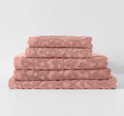 Maya 840GSM Cotton Bath Mat Clay -Home Furnishings aura mayaclaytowelstack b3f5b106 738e 461a 89f9 015946960670