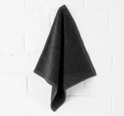 Paros 580GSM Cotton Bath Towel Range Black 20 Paros 580GSM Cotton Bath Towel Range Black -Home Furnishings aura parosblackfw