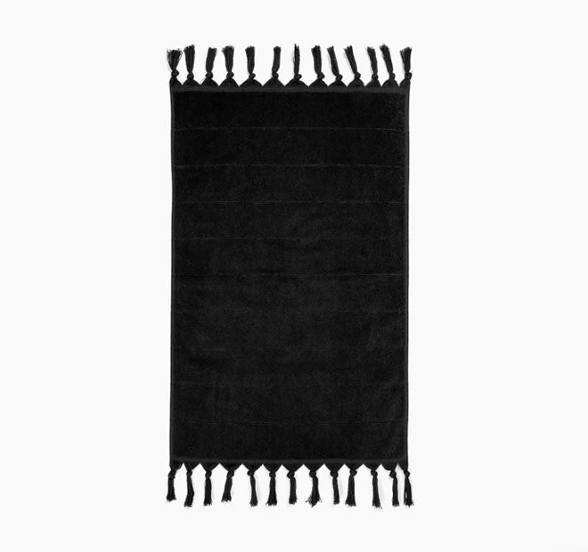 Paros 580GSM Cotton Bath Towel Range Black 4 Paros 580GSM Cotton Bath Towel Range Black - Image 2