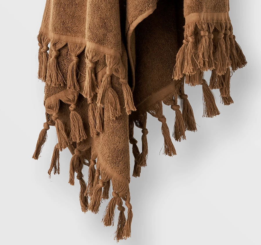 Paros 580GSM Cotton Bath Towel Range Caramel 7 Paros 580GSM Cotton Bath Towel Range Caramel - Image 5