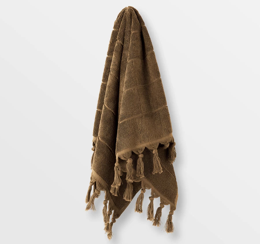 Paros 580GSM Cotton Bath Towel Range Caramel 9 Paros 580GSM Cotton Bath Towel Range Caramel - Image 7