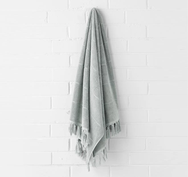 Paros 580GSM Cotton Bath Towel Range Limestone 9 Paros 580GSM Cotton Bath Towel Range Limestone - Image 7