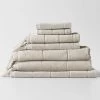 Paros 580GSM Cotton Bath Towel Range Natural