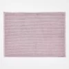 Paros Rib 840GSM Cotton Bath Mat Lilac -Home Furnishings aura parosriblilacbm