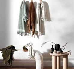 Paros Rib 840GSM Cotton Bath Mat Sand -Home Furnishings aura parosribtowelrangelifestyle2 abb79791 365f 488e 9c5e 4986e781df4e