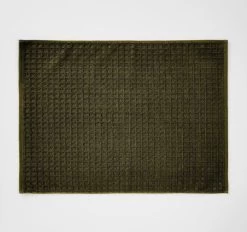 Waffle 840GSM Cotton Bath Mat Khaki