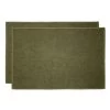 Angove 2 Piece 950GSM Cotton Bath Mat Set Olive -Home Furnishings bambury angoveolivebm2pk