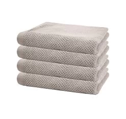 Angove 4 Piece 600GSM Cotton Hand Towel Set Pebble