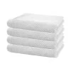 Angove 4 Piece 600GSM Cotton Hand Towel Set White -Home Furnishings bambury angovewhiteht4pk