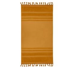 Aurora 90x170cm Beach Towel Mustard