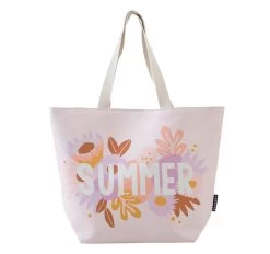 Beach Tote Bag Printed Summer Multi