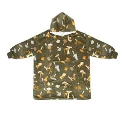 Blanket Hoodie Mushroom Magic -Home Furnishings bambury blkhoodiemushroommagic