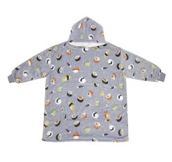 Blanket Hoodie Sushi Roll -Home Furnishings bambury blkhoodiesushiroll