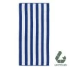 Cabana Stripe Upcycled Cotton 75x150cm Beach Towel Blue -Home Furnishings bambury cabanastripe75x150blue 1