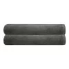 Chateau 2 Piece 500GSM Cotton Bath Sheet Set Charcoal -Home Furnishings bambury chateau2pkcharcoalbs