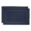 Chateau 2 Piece 800GSM Cotton Bath Mat Set Navy -Home Furnishings bambury chateau2pknavybm
