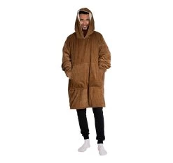 Cordy Blanket Hoodie Fawn