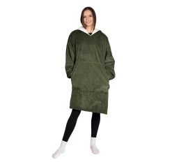 Cordy Blanket Hoodie Olive
