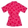 Daisy Check Cotton Robe Pink 1 Daisy Check Cotton Robe Pink -Home Furnishings bambury daisycheckpinkrobe
