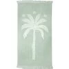 Egyptian Cotton 86x160cm Beach Towel Oasis -Home Furnishings bambury egyptcottonjacquardoasisbeachtwl