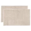 Elvire 2 Piece 800GSM Cotton Bath Mat Set Buff -Home Furnishings bambury elvirebuffbm2pk