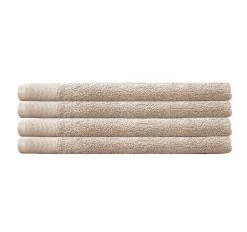 Elvire 4 Piece 600GSM Cotton Hand Towel Set Buff