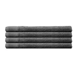 Elvire 4 Piece 600GSM Cotton Hand Towel Set Pewter