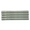 Elvire 4 Piece 600GSM Cotton Hand Towel Set Sage -Home Furnishings bambury elviresageht4pk