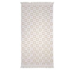 Flora 90x170cm Beach Towel Pebble