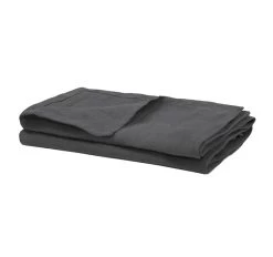 French Linen 45x45cm 2 Piece Napkin Set Charcoal