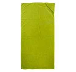 Microfibre Sports Towel With Pocket Lime