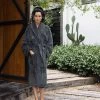 Microplush Bathrobe Range Charcoal -Home Furnishings bambury microplushrobecharcoal2