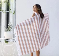 Newton 90x170cm Beach Towel Spice -Home Furnishings bambury newtonspice90x170beachtwl4