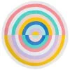 Rainbow 150cm Round Beach Towel Brights -Home Furnishings bambury rainbow150roundbrights