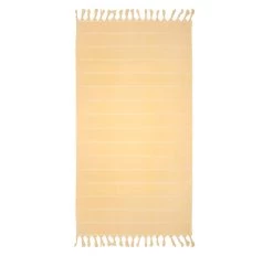 Santorini 90x170cm Beach Towel Custard