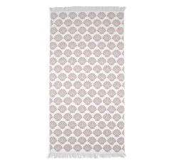 Shell 90x170cm Beach Towel Pebble