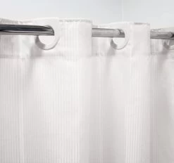 Polyester 180x185cm Shower Curtain White