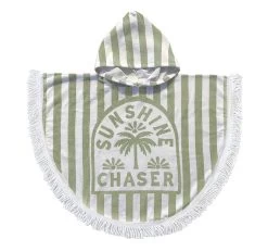 Sunshine Kids Shaped Poncho Sage
