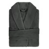 Chateau Waffle Robe Charcoal -Home Furnishings bc chateauwafflerobecharcoal